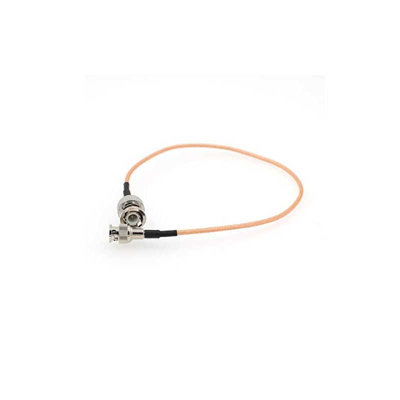 drri BNC to Mini BNC Male Straight Crimp RF Pigtail