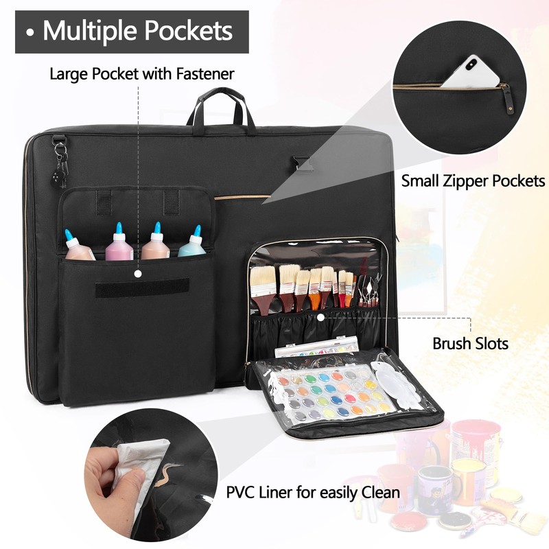 Damero Art Portfolio Case 24 x 36, Artist Portfolio Bag