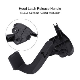 Headerbs Bonnet Release Lever Locking Handle for B6 B7 S4 RS4 2001-2008 Black ABS Plastic Front Car, Modern