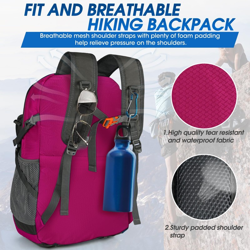 40L Packable Backpack Waterproof Hiking Backpacks Lightweight Outdoor Sport Travel