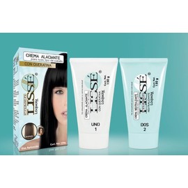 Pack 2 Cremas Alaciado Permanente Sin Formol con Queratina Loquay Primer Crema Lissé