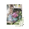 puzzleYOU: Puzzle 500 Piece "Pink Flowers in Beautiful Ceramic" -