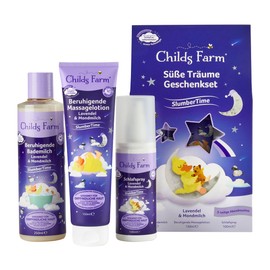 Childs Farm SlumberTime Sleep Gift Set, Sweet Dreams Lavender and Moon Milk | Relaxing Goodnight Routine, Suitable for Sensitive or Eczema-Prone Children's Skin