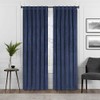 Eclipse Harper Velvet Rod Pocket Curtains for Bedroom, Single Panel,