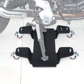 Xitomer Motorcycle - Holds Up to 500lbs - Center Stand Mover Dolley 360-Degree Castor Heavy-Duty Bike Dolly for Easy Movement in Tight Spaces Ideal for Cruisers, Sportbikes, and Scooters (8mm)