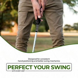 Right-Hand Golf Grip Trainer – Golf Swing Training Aid for Perfect Hand Positioning | Anti-Slip Grip Trainer for Beginners & Pros | Improve Accuracy, Power & Consistency