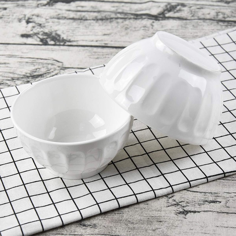 Foraineam Set of 6 Pcs 18 Ounce Porcelain Cereal Bowls