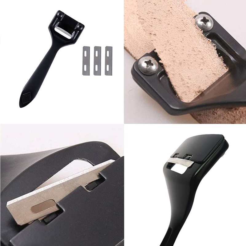Metal Leather Skiver, Leather Edge Skiver, Sharp Skiver with Comfortable