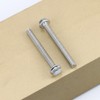 M10-1.5 x 90mm (6 pcs) Flanged Hex Bolts, 304 Stainless