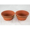 2 x Japanese Tokoname Bonsai Training Pot, Cactus & Succulent