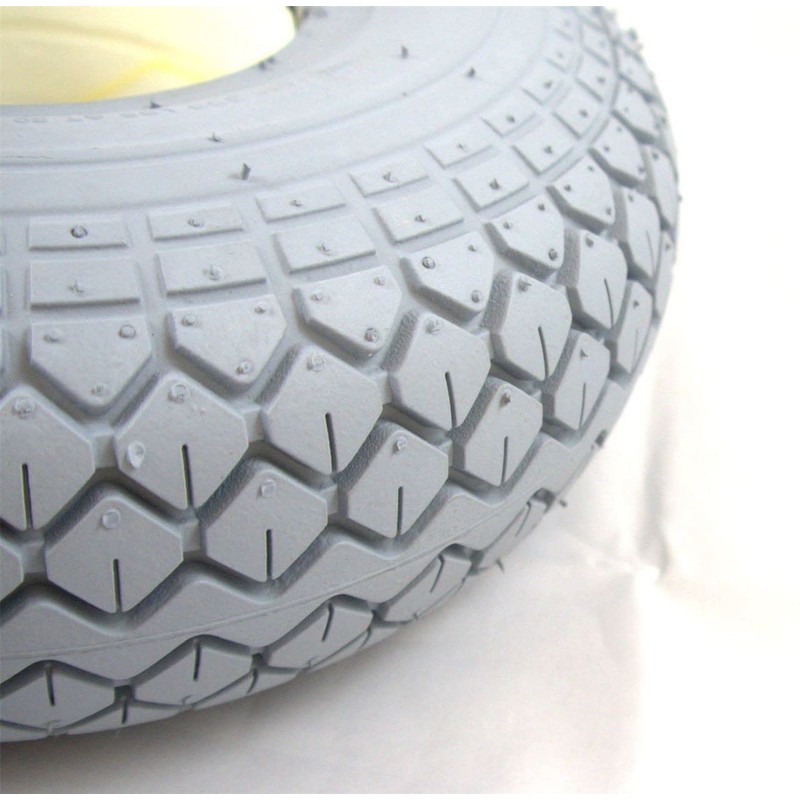 330x100 4.00-5 Solid Block Grey Mobility Scooter Tyre 400x5 Puncture