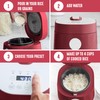 GreenLife Digital Rice Cooker, 2-Cups Uncooked/4-Cups Cooked, Removable Nonstick Ceramic
