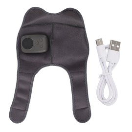 Knee Massager Vibration Single with Multiple Modes Adjustable Strap USB Charging Heating Massage Knee Pads for Relieve Muscle Tension Fatigue