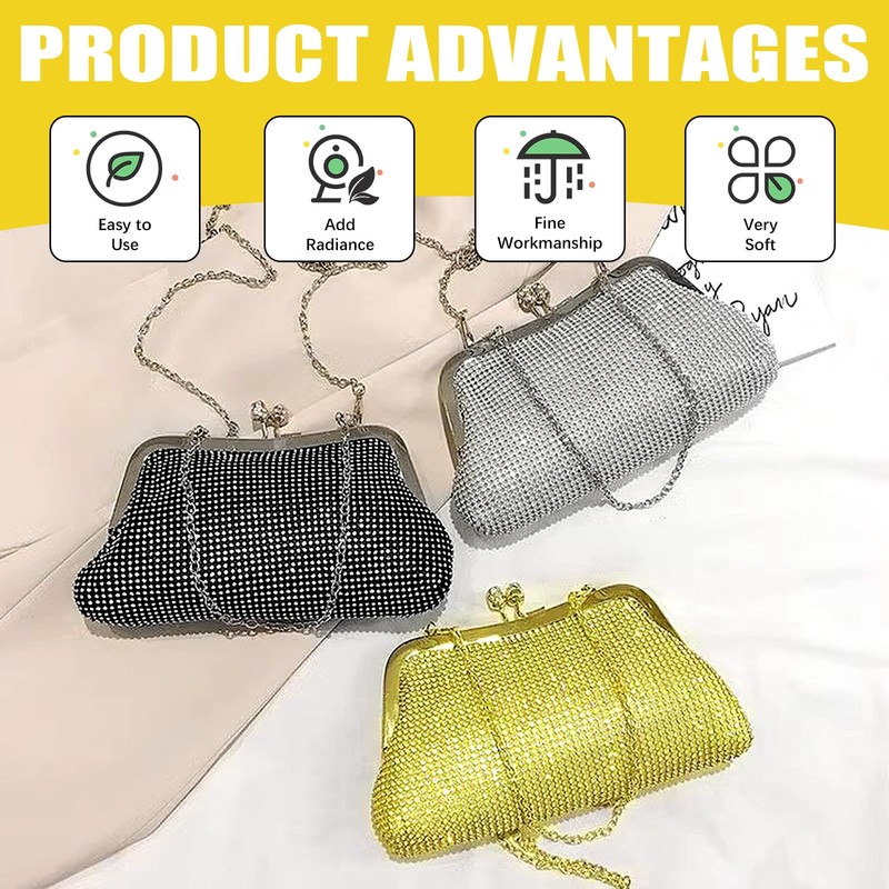 Mardatt 4.7 Inch x 4.5 Yards Black Rhinestone Mesh Ribbon,