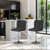 AOSCTELF 2 Pack Bar Stool Covers with Backs, Stretch Washable