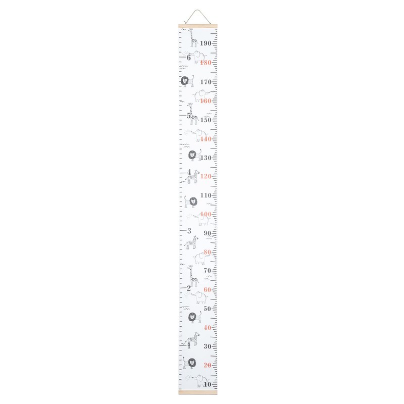 Alipis Animals Growth Height Wall Chart Canvas Measurement Hanging Wall