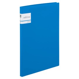 セキセイ クリアファイル アドワン A4-S 30ポケット ブルー AD-2031