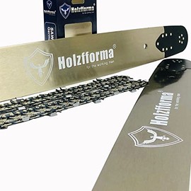 Farmertec Holzfforma Pro 28 Inch Bar & Full Chisel Chain Combo 3/8 .058 92DL Compatible With Husqvarna 61 66 262 266 268 272 281 288 362 365 372 385 390 394 395 480 562 570 575