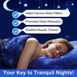 Nighttime Magnesium Lotion, Natural Topical Magnesium Lotion for Pain & Leg Cramps, Muscle Relaxation, Calm and Sleep with Shea Butter, Coconut Oil, Vitamin E, Safe for Kids