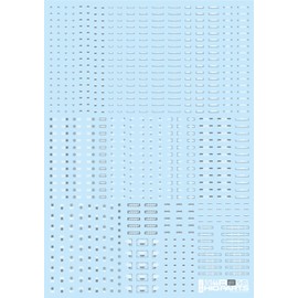 Haikyu Parts RB03-144WAG 1/144 RB03 Cotion Decal, White & Gray, 1 Piece, Plastic Model Decal