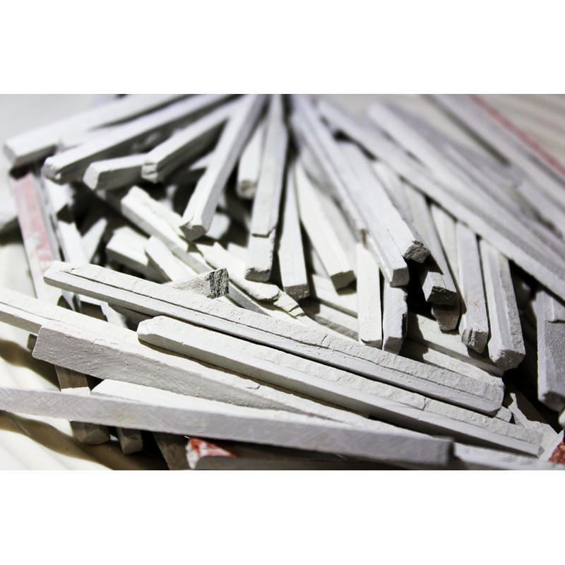 Earthy Goodies Edible Thin Slate Chalk Pencils. White Slate Limestone