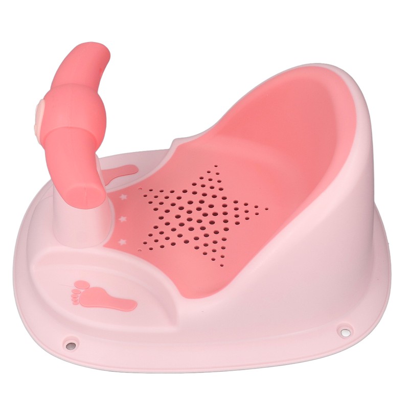 Infant Bath Seat with Backrest Strong Suction Cup Ergonomic Anti