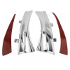 HDBUBALUS Left Right Heat Shield Saddle Air Deflectors Fit For