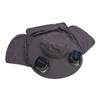 Men Sun Hat Solar Powered Rechargeable Fan UPF50 Wide Brim