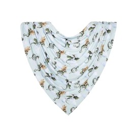 Posh Peanut Soft Baby Swaddle & Headband Set – Viscose from Bamboo Newborn Wrap Receiving Blanket, Nursing or Stroller Cover (Brisa)