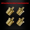 Ampper M6 Thread Male Brass Battery Charging Post Terminals, M6
