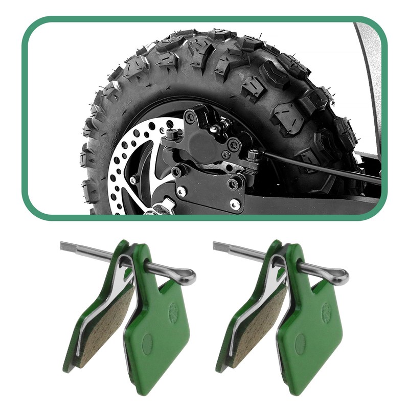 VGOL 2 Pairs Ceramic Brake Pads Replacement Compatible with Kaabo