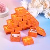 Craftdady 12 Pack Orange Square Ring Boxes 1.59 x 1.59x