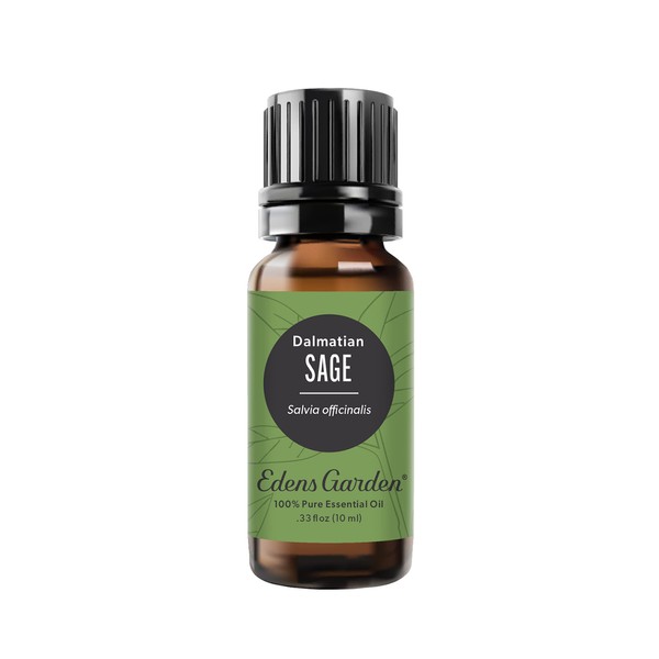 Edens Garden Sage- Dalmation Essential Oil, 100% Pure Therapeutic Grade (Undiluted Natural/Homeopathic Aromatherapy Scented Essential Oil Singles) 10 ml