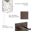 Emliviar 3 Light Vanity Wall Sconce, Farmhouse Bath Wall Lantern