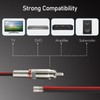 Pixelman (14AWG 2.5ft Red/Black) RCA to Speaker Wire,Speaker Bare Cable