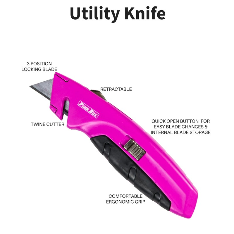 The Original Pink Box PB40TBK 40 Piece Tool Set and