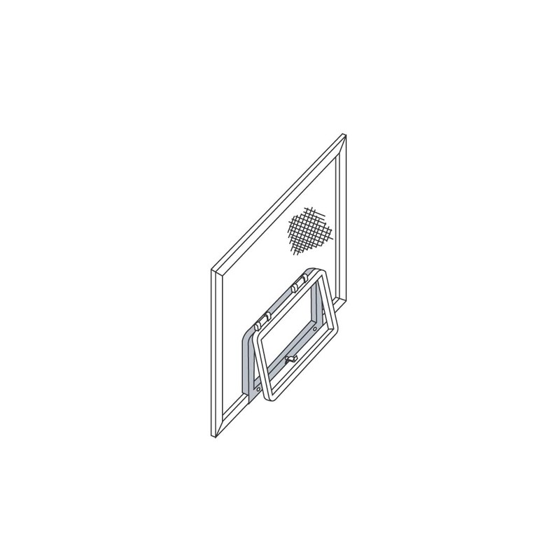 CRL White Plastic Screen Wicket
