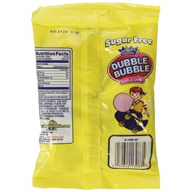 Dubble Bubble Sugar Free Gum - 3.25 oz