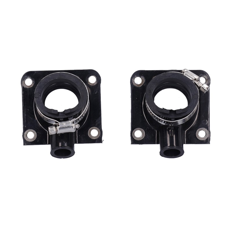 Pair of Carburetor Intake Manifold Boots Rubber Holder Replacement for