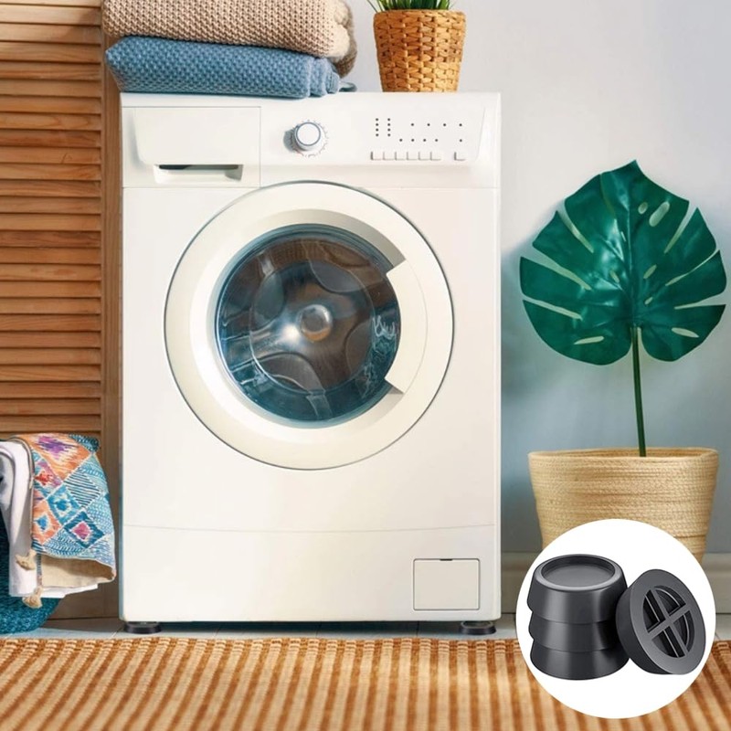 Poemtian 4PCS Anti Vibration Pads for Washing Machine Washer Dryer