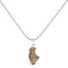 Starborn Copper Nugget Pendant with Sterling Silver Jump Ring -