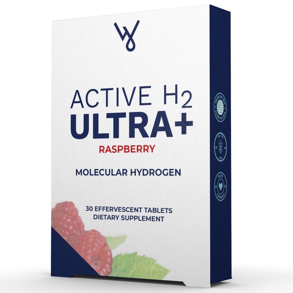 Purative Active H2 Ultra+ Hydrogen Water Tablet, Natural Raspberry. Optimize