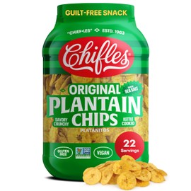 Chifles Original Sea Salt Plantain Chips - 22oz Tub