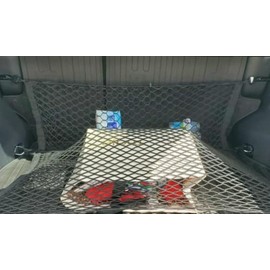 EACCESSORIES EA Trunk Organizer Cargo Net for Subaru Forester 2014-2023 - Envelope+Floor Style Cargo Nets for SUV - Premium Mesh Car Trunk Organizer Vehicle Carrier Storage - Compatible with Forester