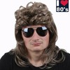 Unbekannt 80s Mullet Men's Wig Blonde Carnival Accessories