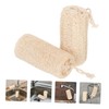 WOONEKY 2Pcs Natural Loofah Sponge Scrubber Lightweight Versatile Kitchen Cleaning