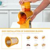 SUSTEAS Rotary Vegetable Slicer with Handle Kitchen Gadget - 5