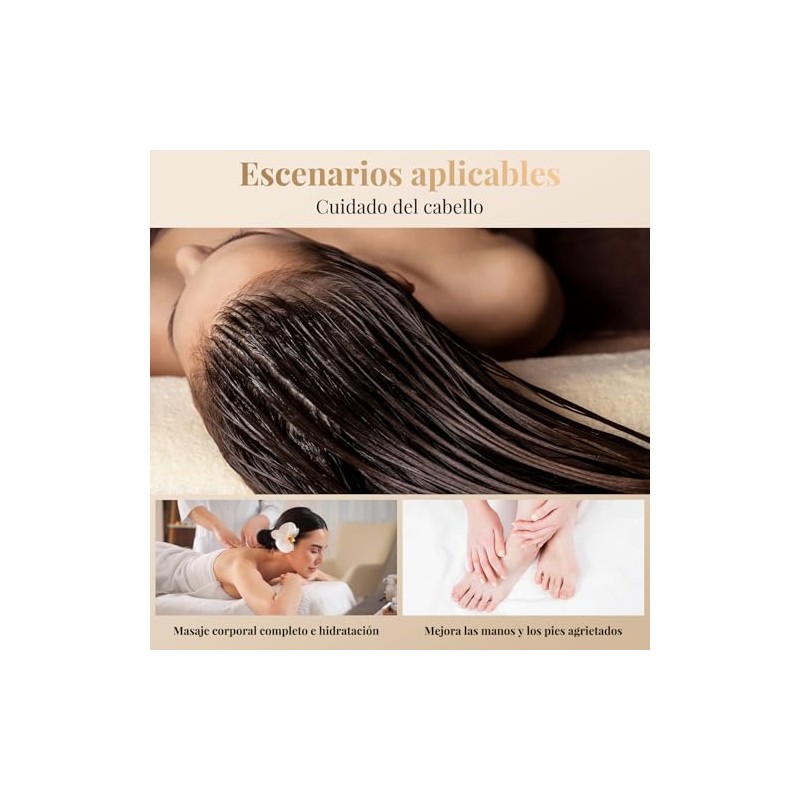 2PCS Aceite de Ricino Puro,Castor Oil para Cuidado de Cabello