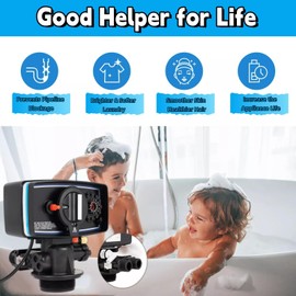 5600 Water Softener Control Valve, 12-Day Timed Control Valve, Automatic Operation Mode for 9''-11'' Diameter Resin Water Softeners 110V 3W Mixizap