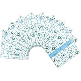 Tattoo Aftercare Bandage 6 x 6 Inch 10 Pack- Second Skin Transparent Repair Adhesive Wrap for Protecting and Healing Tattoos - Clear Waterproof Protective Film - Tattoo Aftercare Supply